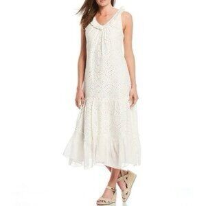REBA Eyelet Embroidered Maxi dress